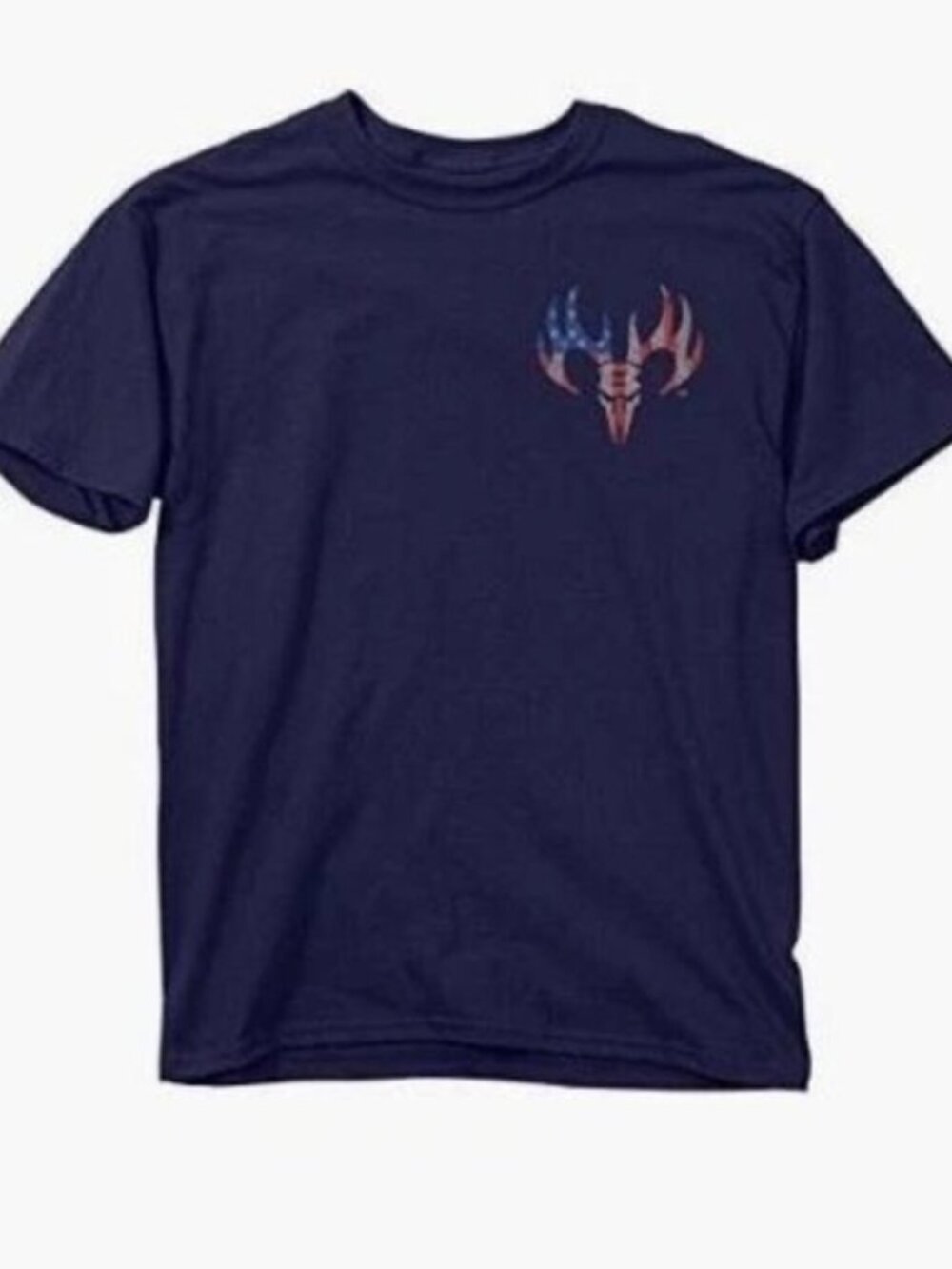 Buck Wear Stand Up for The Anthem Men's T-Shirt, Navy, Medium